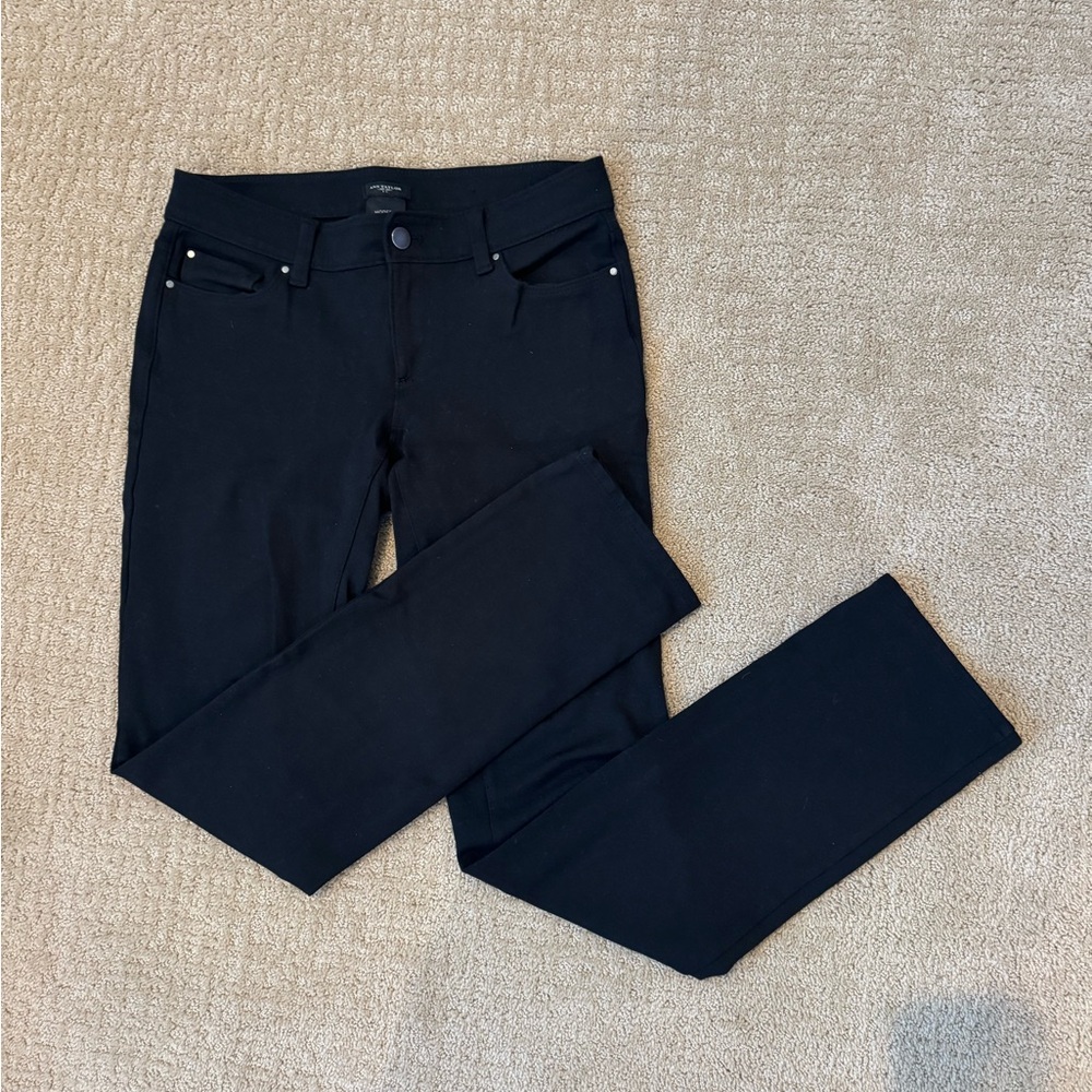 Ann Taylor basic black pants stretch jeans
